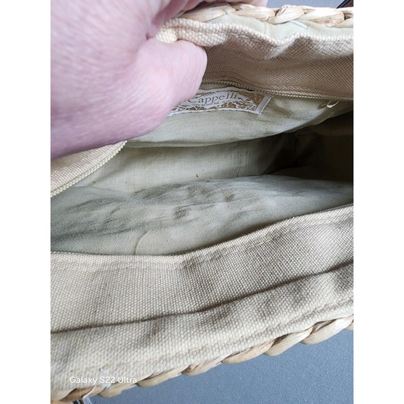 Capelli Straworld Purse Rooster Woven Farm Country Chicken - Picture 7 of 8